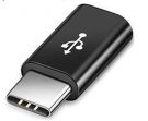 TIPA USB micro - USB C reduction, black (D342B)