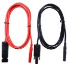 GETI Solar cable 4mm2, red/black with MC4/multimeter connectors,1m