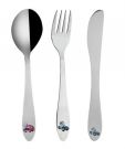 ORION stainless steel Children's cutlery Car, spoon, fork and knife (set 3pcs)