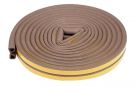 SANOK Self-adhesive window and door seal 9x7,4mm TYPE D brown 6m (76762)