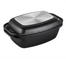 Roasting pan LAMART LT1105 DOUBLE 9l+3l with grill lid