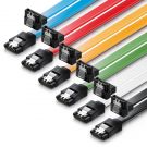 deleyCON SATA III / 6GB/s Data Cable 1 x Straight 1 x 90° L-type, 6pcs (MK5005)