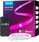 Govee LED Strip 30 m, Bluetooth RGB LED Strip with App Control, Colour Changing, 64 Scene Mode [Energy Class G]