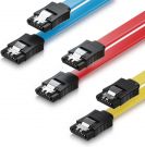 Deleycon SATA Cable / 3x 0.5m / straight (Multicolor)